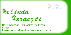 melinda haraszti business card